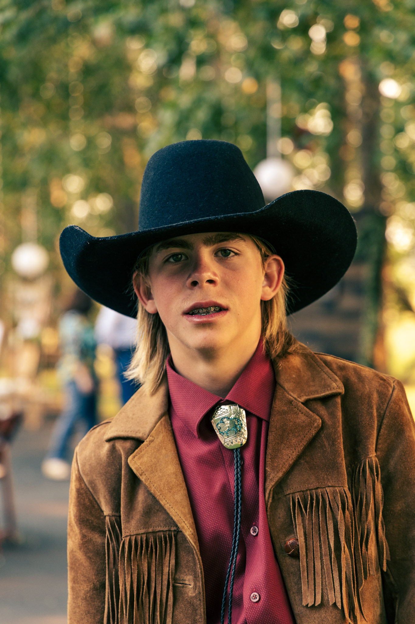 Portrait of man in cowboy hat