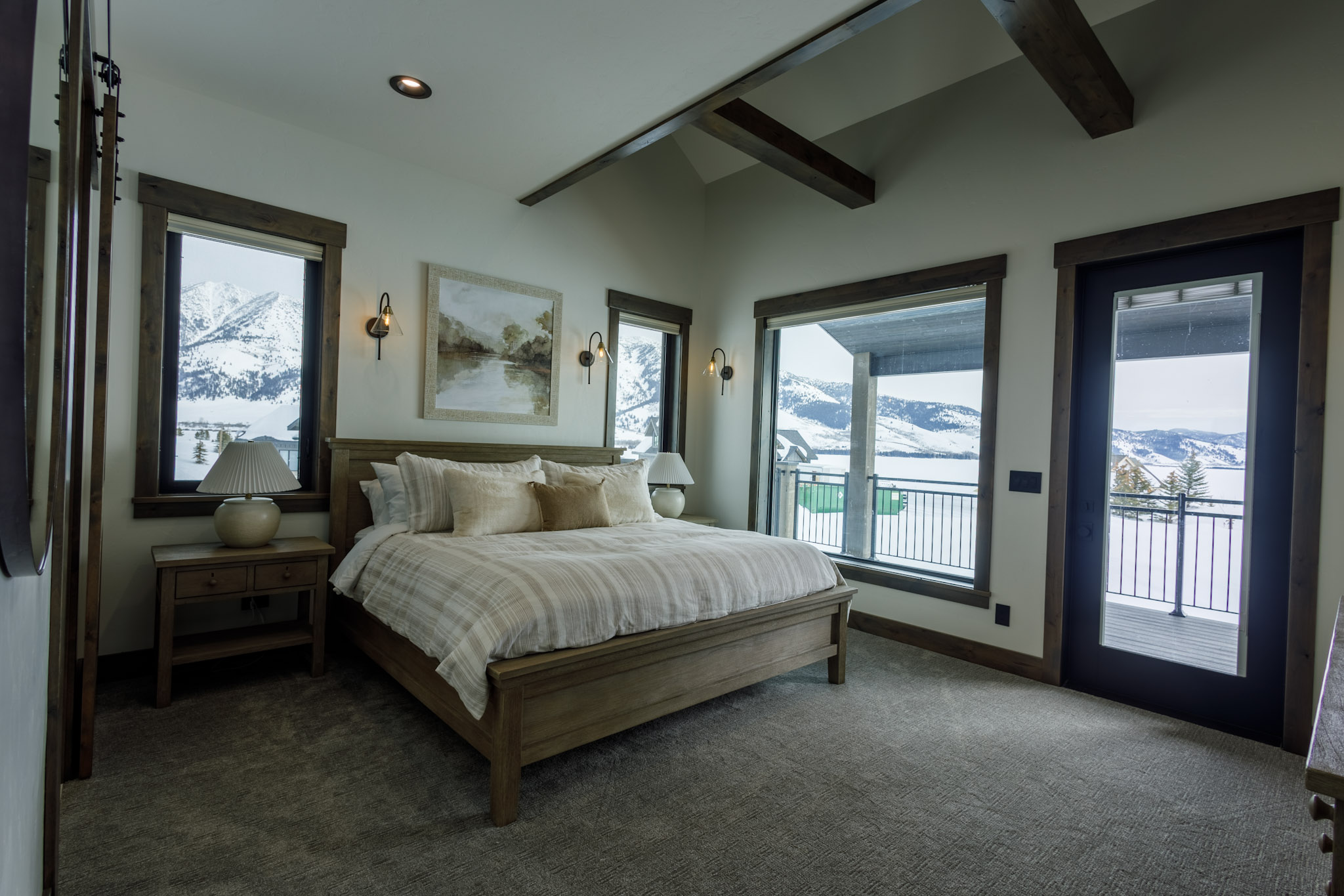 Modern home bedroom