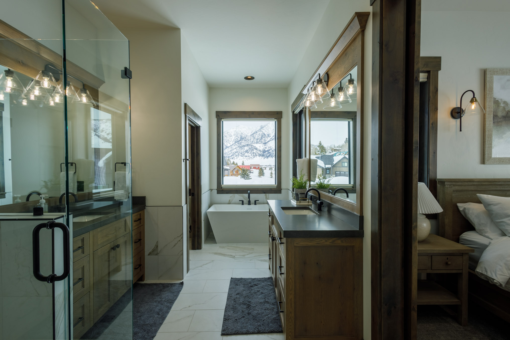 Modern home bathroom
